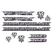 Diamond Back - 1995 Venom for purple frame decal set - Old school bmx