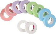 10 Rolls Colorful Tape 9m Eyelash Tape Fabric Self Adhesive Tape for Lash Eyelash Extension