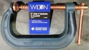 WILTON 406-P Spatter Resist C-Clamp, 6-1/16", 6600 lbs. NEW