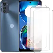 Screen Protector Compatible with Motorola Moto E32 4G(6.5 Inch) [3 Pack] Glass Screen Protector Suitable for Motorola Moto E32S, Tempered Glass Protective Film
