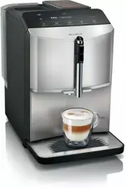 SIEMENS Fully Automatic Coffee Machine EQ300 TF303E07 Milk Frother, Ceramic Grin