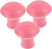 OATIPHO 3pcs Facial Jaw Exerciser Shape Double Chin Reducer Face Masseter Trainer for Skin Firming and Neck Toning Wrinkle Device for Men Women Pink Color