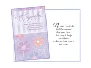 Feel The Sorrow ~ Sympathy Card ~ Single Greeting Card w/ Envelope