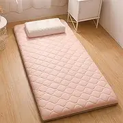 Japanese Futons Single Floor Mattress Soft Breathable Double Single Futon Mattress Japanese Tatami Futon Mattress Foldable Roll Up Comfort Futon Mattress(D,120 * 200cm)