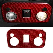 Carbon Fiber Reading Light Switch Control Cover Trim Fit Ford Mustang 2015-2019