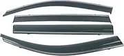 Window Visor Chrome Molding Trim Strip Wind Visor Deflectors Car Ventvisor Door Side Window Air Guard Against Snow Sun Rain GAC GS8 2016