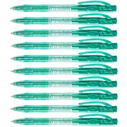 Stabilo 308 Liner Retractable Ballpoint Pen Medium (Green) [Box 10]
