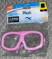 Swimgear Swim Mask Goggles Ages 4+ Light Purple - Adjustable Head Strap - NEW