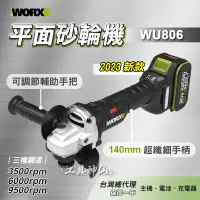 在飛比找蝦皮商城精選優惠-工具神仙 WORX 威克士 砂輪機 砂輪機WU806 裸機 