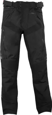 Rusty Stitches Hugo Pixel, textile pants waterproof , color: Black/Grey/Red , size: 3XL