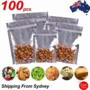 Clear Aluminum Foil Mylar Retail Bags Zip Lock Heat Pouches Pouch Sliver Package