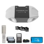 C2405 MYQ Smart Garage Door Opener, Chain Drive, 1/2-HP Motor, Dual Light - Q...