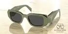 PRADA PR 17WS 13N5S0 Sage Black Dark Grey 49 mm Women's Sunglasses