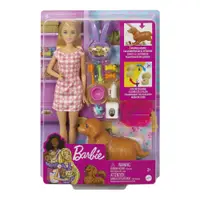 在飛比找蝦皮商城優惠-barbie芭比 芭比初生小狗遊戲組合 ToysRUs玩具反