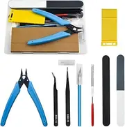 BXQINLENX 9 PCS Gundam Modeler Basic Tools Craft Set for Car Model Assemble Building(B)