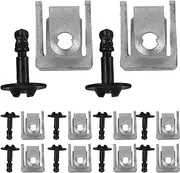 TOKIDNY Vehicle Screws Bolts 10pcs Engine Undertray Cover Clips Aluminum Nails for Car