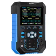 FNIRSI DPOX180H Digital Phosphor Oscilloscope 2 in 1 Dual-channel, 180MHz Bandwidth, DDS Signal Generator, US Plug - Blue