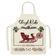 Nevenka Adults Kids Christmas Decoration Apron For Baking Crafting Gardening-A2