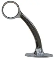 Victorian Wall Bar Foot Rail Handrail Bracket 2" OD Chrome | Renovator's Supply