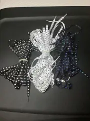 Reflective (Glow In The Dark) Star Flat Shoe Sneaker Shoelaces .120cm