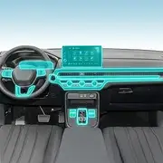 Car Interior Film Dashboard Piano Board Shift Center Console Anti-Scratch Transparent TPU Protection Film,for Honda CR-V 2023 (Style A for RHD)