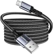 Dreaazhi Long Micro USB Cable 5M,Android Charging Cable, Micro Charging Cable Braided Compatible with PS4 Controller,Samsung Galaxy J7,S7,S6,Kindle Fire,Fire HD Tablet,HTC,LG,Motorola etc