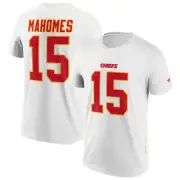 NFL T-Shirt Kansas City Chiefs Patrick Mahomes 15 White Iconic Football Jersey