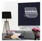 LUXURIOUS LINEN TEXTURED Roller Blinds Fits 60-210cm (width)x 120cm (drop)