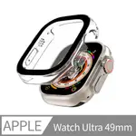 ABSOLUTE APPLE WATCH ULTRA 49MM 極輕量防護高淨透鋼化玻璃保護殼-全透明 49MM