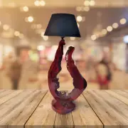 Olive Wood Vintage Table Lamp,2 Colors Assorted Wood Lamp & Night Lampshade .