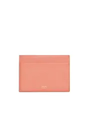 Celine Card Holder in Grained Calfskin Terracotta
