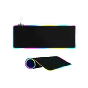 Large RGB Gaming Mouse Pad Glowing Led Soft Mouse Pads Soft Computer Keyboard Mat