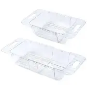 Collapsible Colander Over Sink Expandable Sink Strainer Basket for Kitchen,