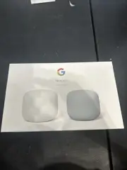 Google GA01426-US Nest Wifi AC2200 Mesh System Router and Point (2-Pack) - Mist