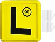 2PCS Plastic L Plate with Speed Limit Display for NSW Holder Set
