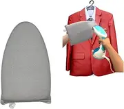 Garment Steamer Ironing Glove with Finger Loop, Heat Resistant Waterproof Ironing Mitt for Heat Resistan Handheld Steamer, Garment Steamer Accessories for Clothes (Grey)