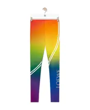 Rainbow leggings in polyamide S Multicolor