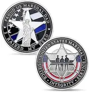 Thin Blue Line Lives Matter Police Officer Law Enforcement Challenge Coin