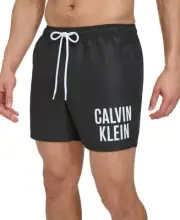Calvin Klein Men Regular fit Swim Trunks Swimwear XXL Black Solid