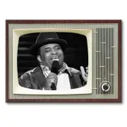 PATRICE O'NEAL Standup Comedian Retro TV Design 3.5 " x 2.5 " FRIDGE MAGNET