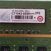 在飛比找蝦皮購物優惠-創見DDR3 1600 8G 雙面原廠終身保固