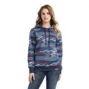 Ariat® Ladies Navy Chimayo Printed Chimayo Pullover 10042137 LARGE MSRP$64.95