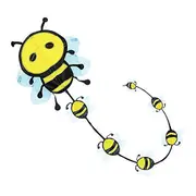[Brookite] Honey Bee Kite 49cmx45cm