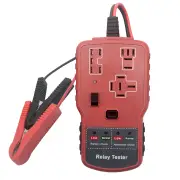 RT-900 12V Car Battery Relay Tester Car Battery Checker Automotive Electronic Relay Tester Broad Voltage 5-16V Range Ope