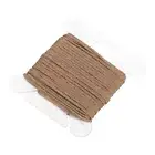 Braided Lift Shade Cord, 0.8mm 5.5 Yards Roman Shades Cord, Dark Khaki