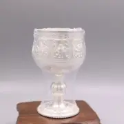 999 Pure Silver Wine Cup Handmade Gossip Eight Treasure Goblet Wine Sets Cups