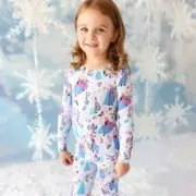 Posh Peanut ❄️ Disney Frozen Sisters Classic Pajama PJ Set Size 7/8 NWT