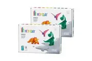 12pc Hey Clay Farm Birds Medium Kids Childrens Modelling Clay Craft Set 6-36m