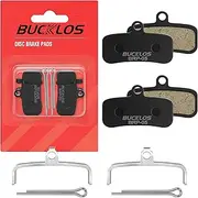 BUCKLOS Bike Brake Pads - Bicycle Disc Brake Pads for Shimano D02S D03S Saint BR-M810 M820 M6120 Deore XT M8020 M8120 ZEE M640 XTR M9120 SLX M7120 Tektro HD M735 M750 TRP SL Slate T4 G-Spec Quadiem