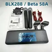 BLX288/ Beta58A 2 MICS Wireless Vocal System Microphones US